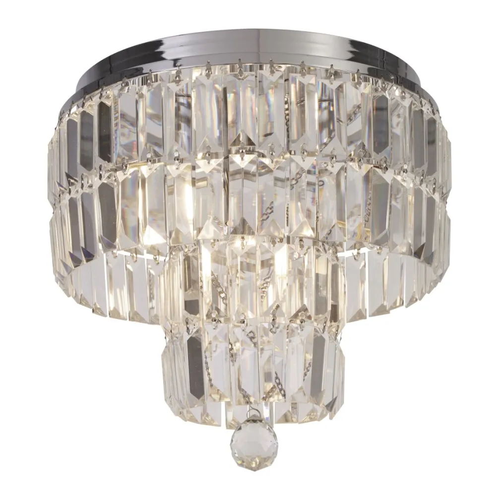 Online Searchlight Empire Ø34 badrumslampa Krom
