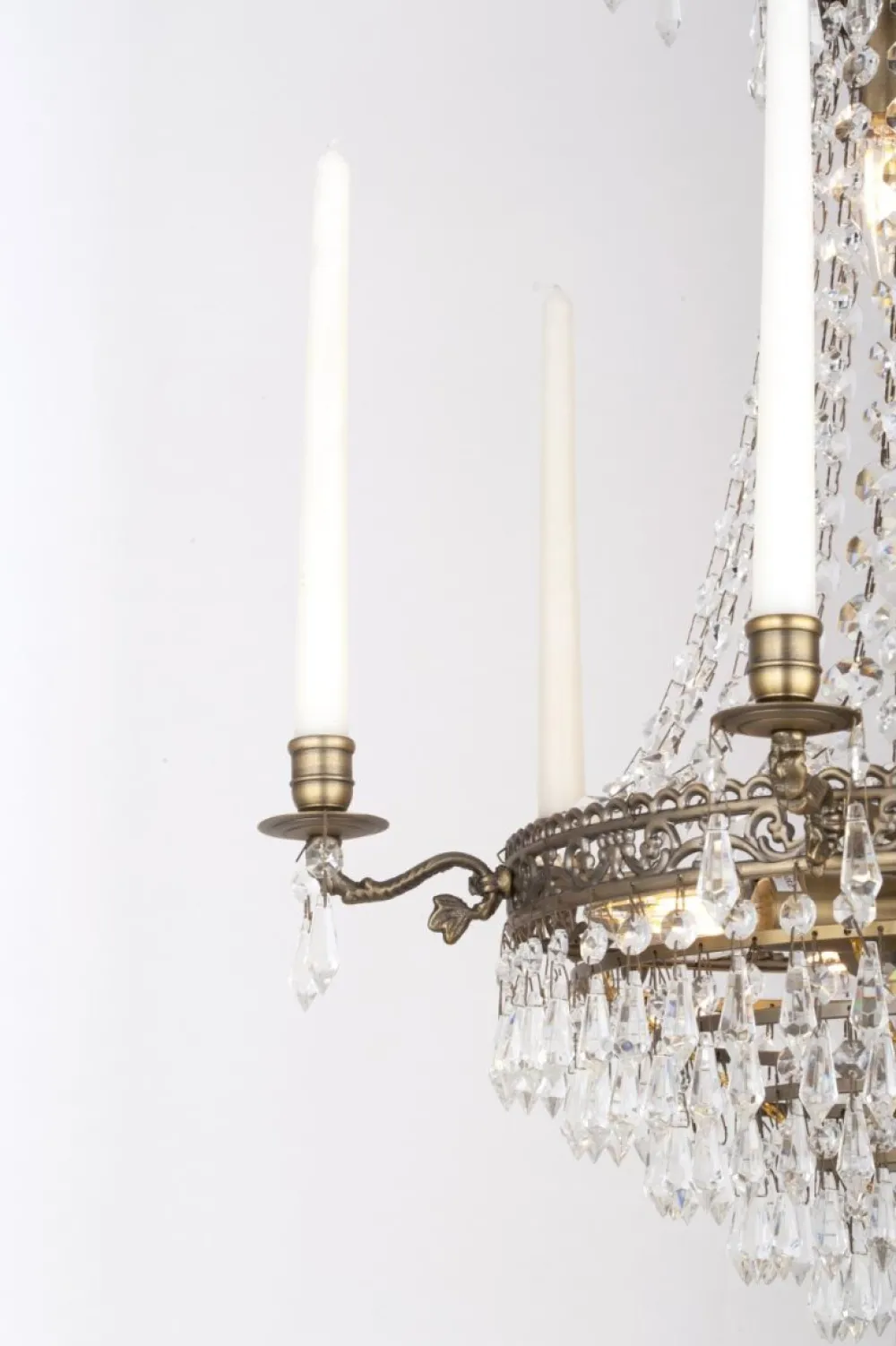 Outlet Norrsken Design Empire Classic Ø55 kristall Antikmässing