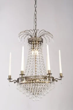 Outlet Norrsken Design Empire Classic Ø55 kristall Antikmässing