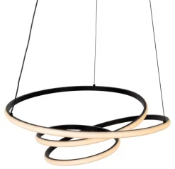 Hot Lucide Espiral Ø52 taklampa Svart