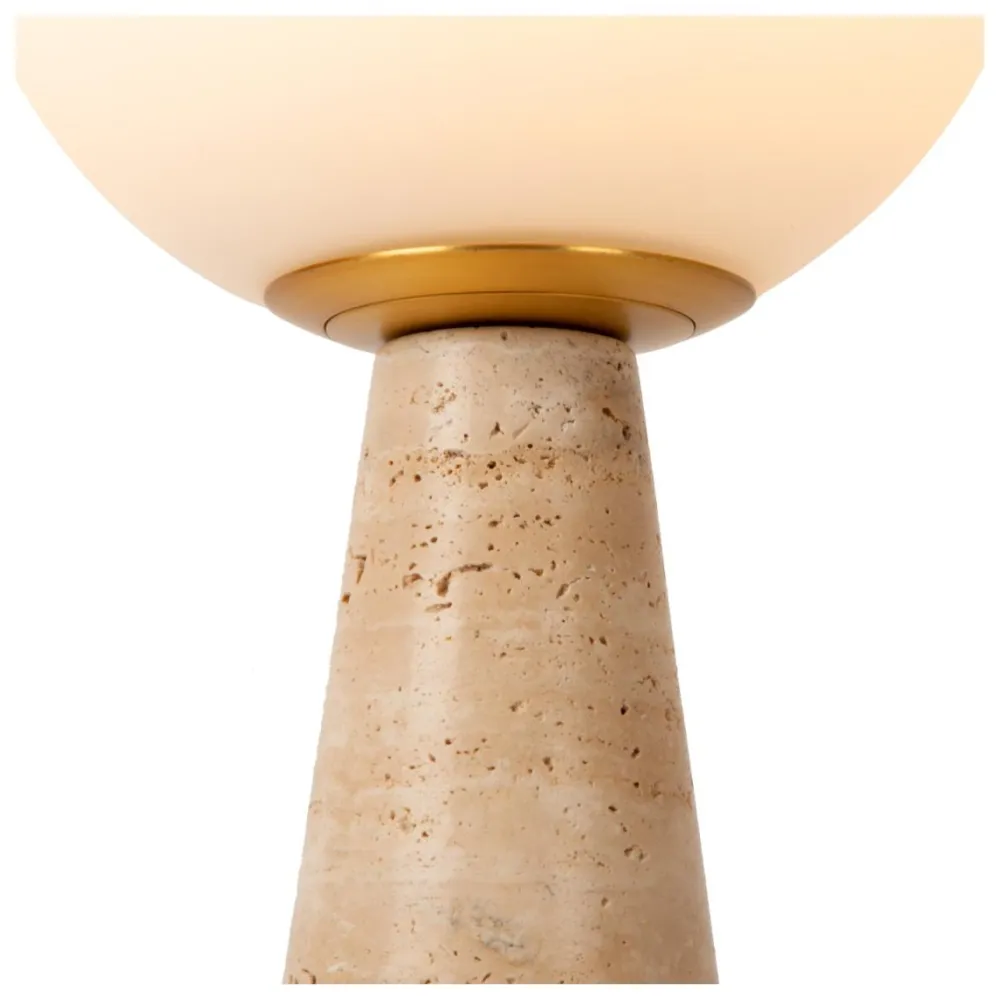 Discount Lucide Evin 45cm bordslampa Opal