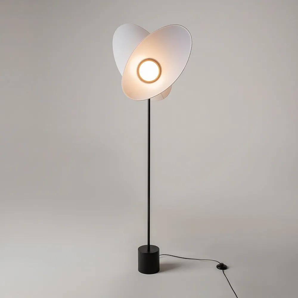 Discount Maytoni Evolution golvlampa Vit