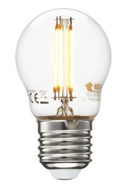 Clearance Unison E27 4,5W 2200K 3-steg dimbar minne Transparent