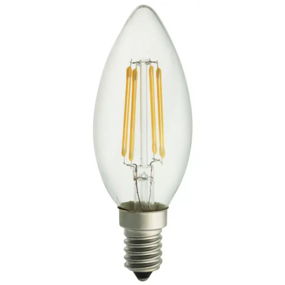 Unison E14 4,5W 2200K 3-steg dimbar minne Transparent