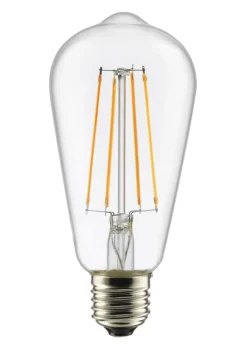 New Unison E27 7W 2200K 3-steg dimbar minne Transparent