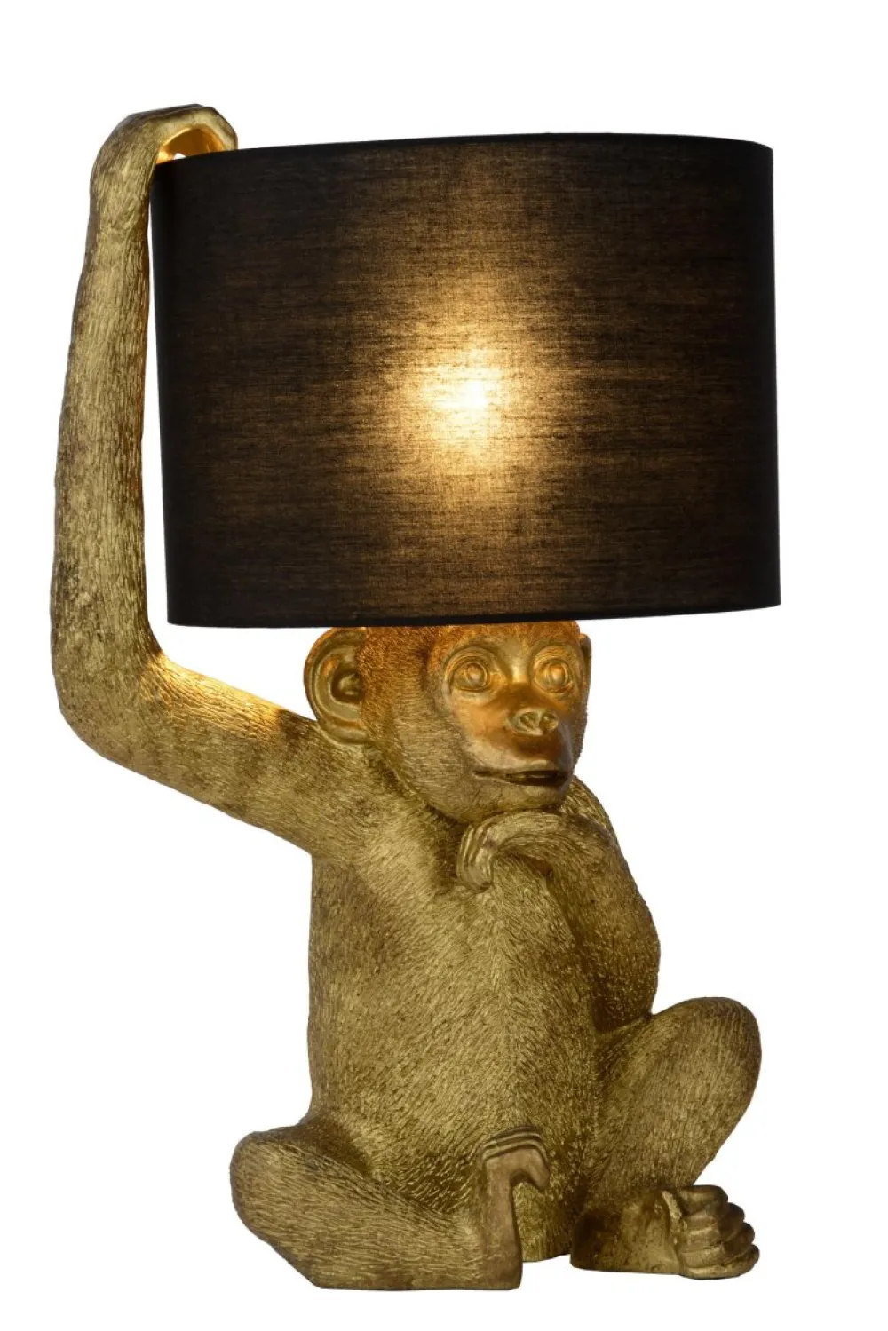 New Lucide Extravaganza Chimp 45cm bordslampa Svart