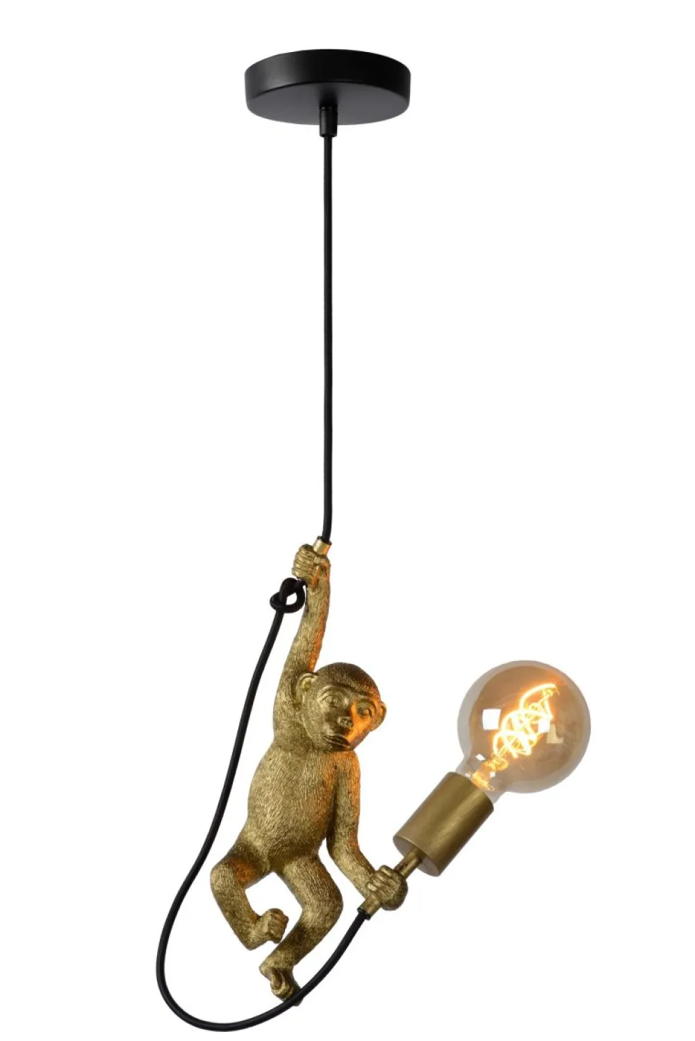 Online Lucide Extravaganza Chimp Ø18 taklampa Svart