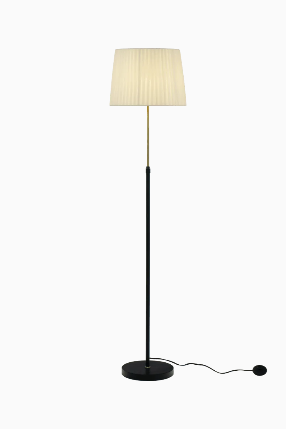 Aneta Lighting Ezai golvlampa Svart/mässing