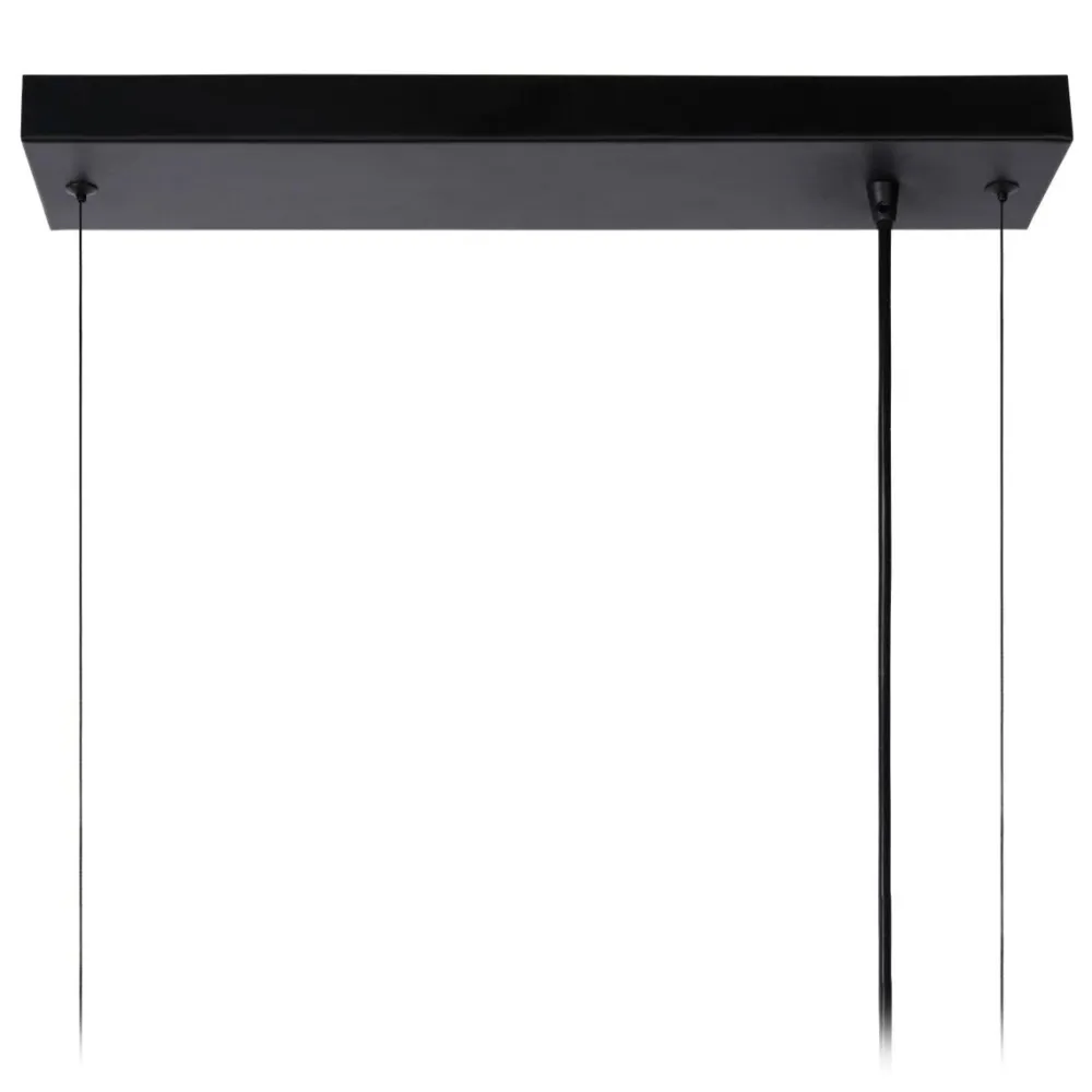 Outlet Lucide Fabian 120cm taklampa Svart