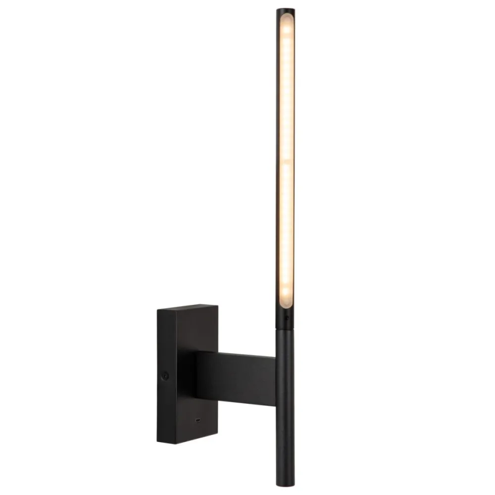 Sale Lucide Finan 48cm vägglampa Svart