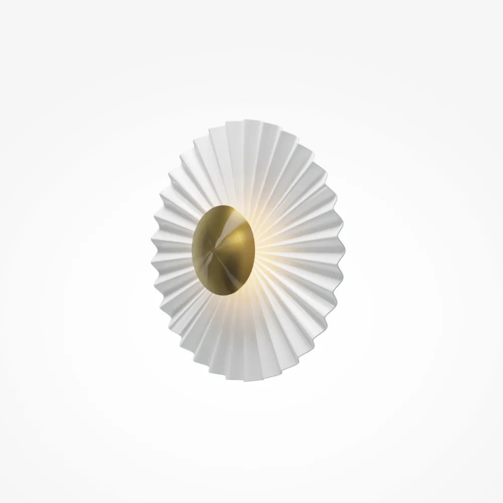 Online Maytoni Fiore Ø30 vägglampa Mässing