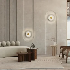 Online Maytoni Fiore Ø30 vägglampa Mässing