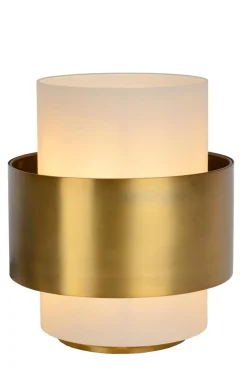 Best Lucide Firmin 24cm bordslampa Mattguld/mässing