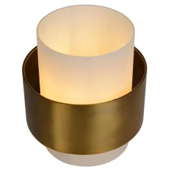 Best Lucide Firmin 24cm bordslampa Mattguld/mässing