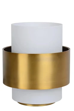 Best Lucide Firmin 24cm bordslampa Mattguld/mässing