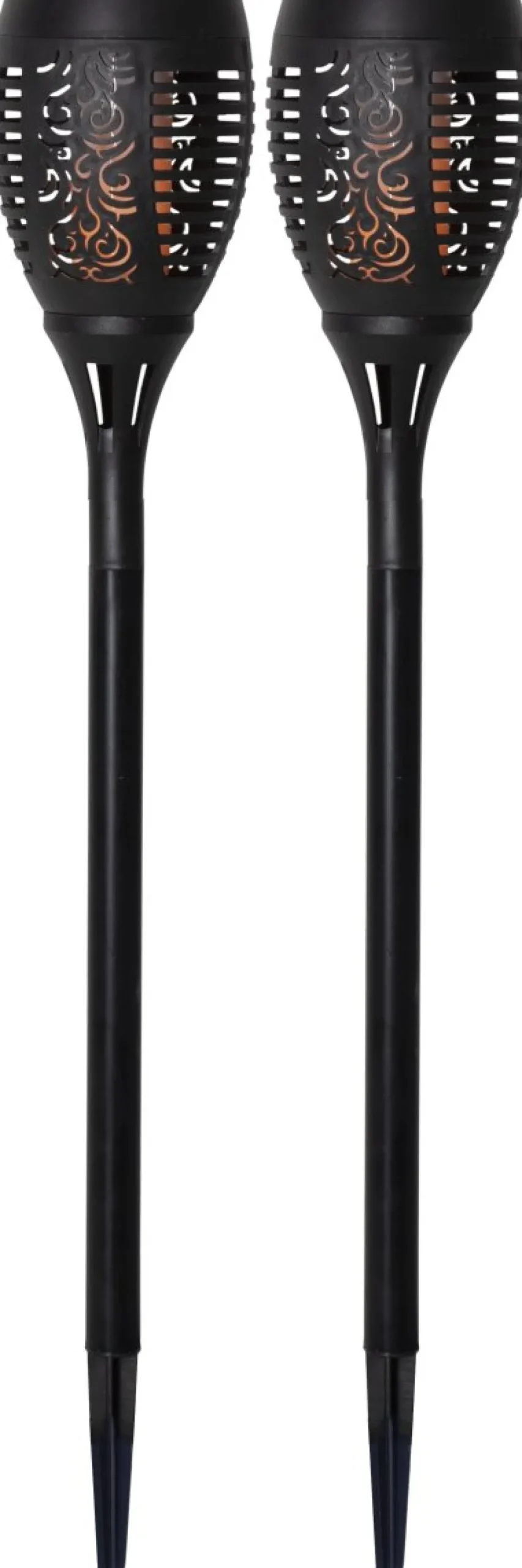 Clearance Star Trading Flame 2-pack solcellslampa Svart