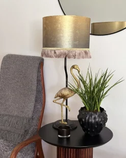 Outlet Aneta Lighting Flamingo 67cm bordslampa Svartguld
