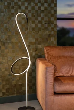 Best Lucide Flamingo golvlampa Svart