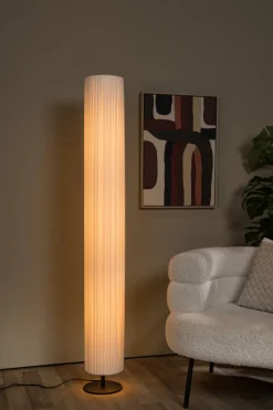 Discount Lucide Fold 160cm golvlampa Vit