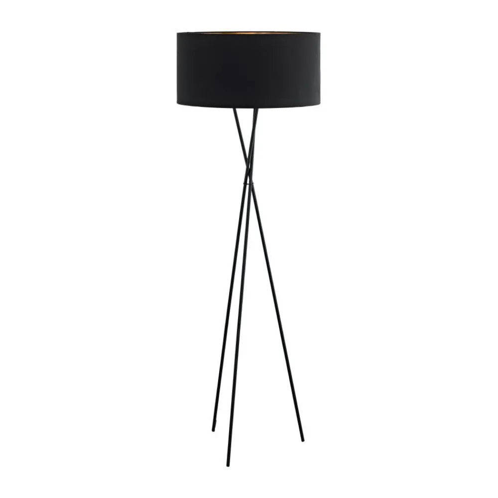 Outlet Eglo Fondachelli golvlampa Svart
