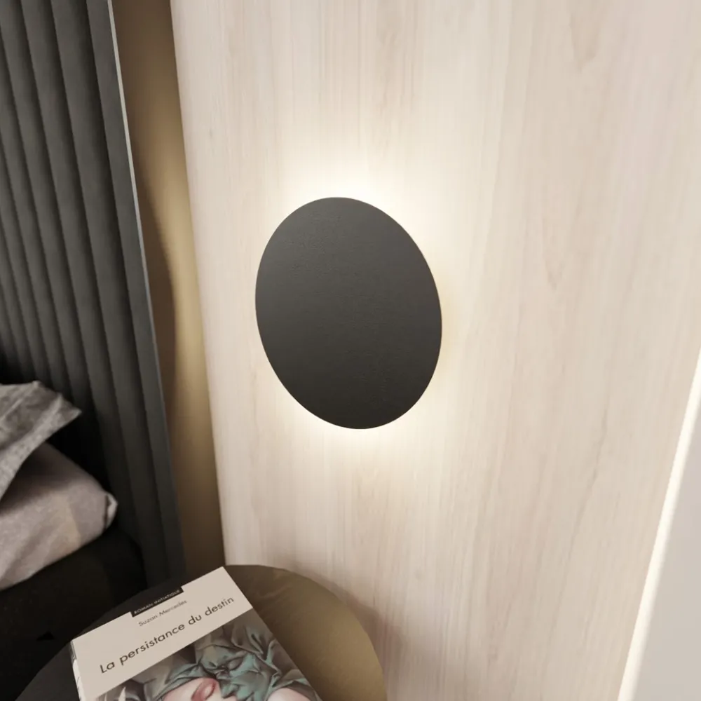 Discount Emibig Lighting Form Ø30 vägglampa Svart