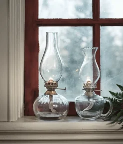 Sale Strömshaga Fotogenlampa Elisabeth Rund Liten Transparent