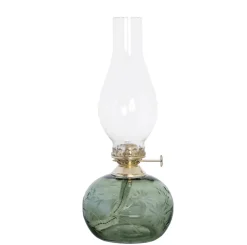 Discount Strömshaga Fotogenlampa Oval Blomma Grön