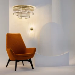 Maytoni Frame Ø55 plafond Guld