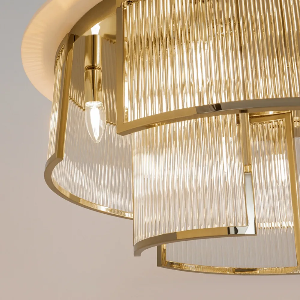 Maytoni Frame Ø65 plafond Guld