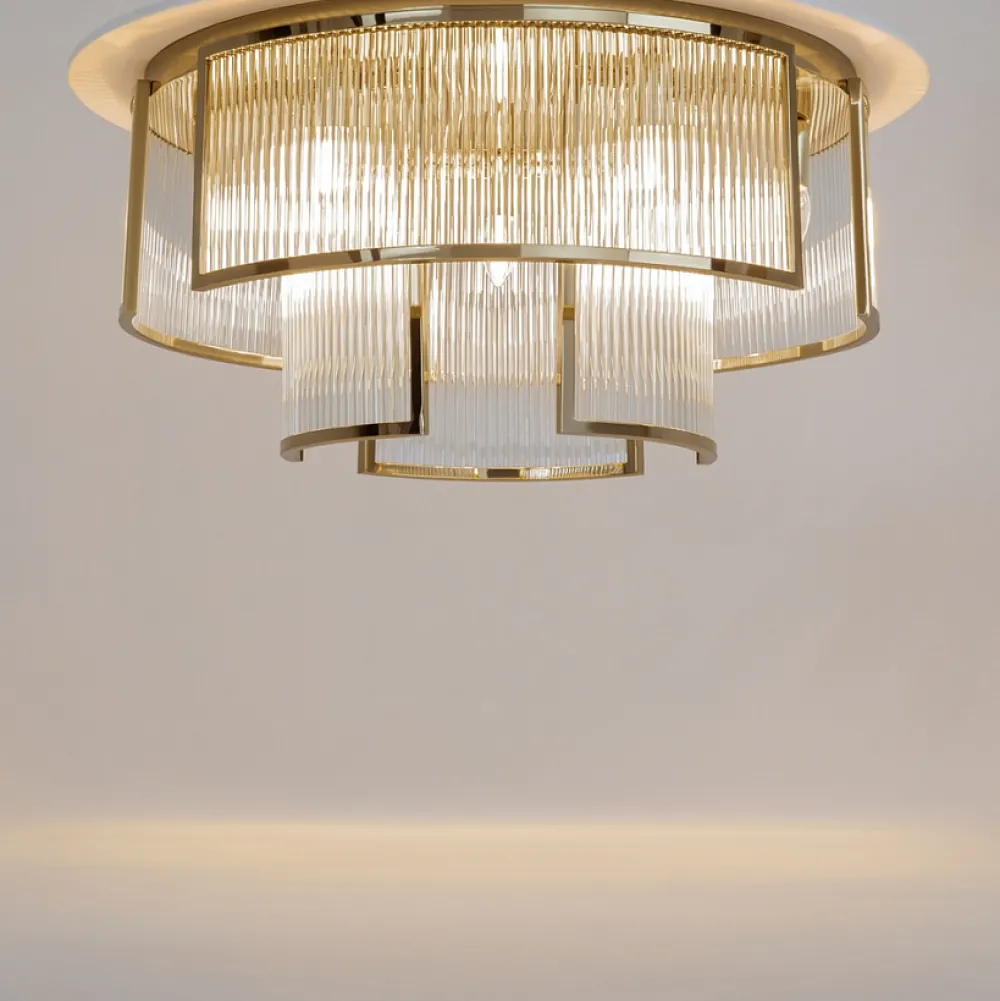 Maytoni Frame Ø65 plafond Guld