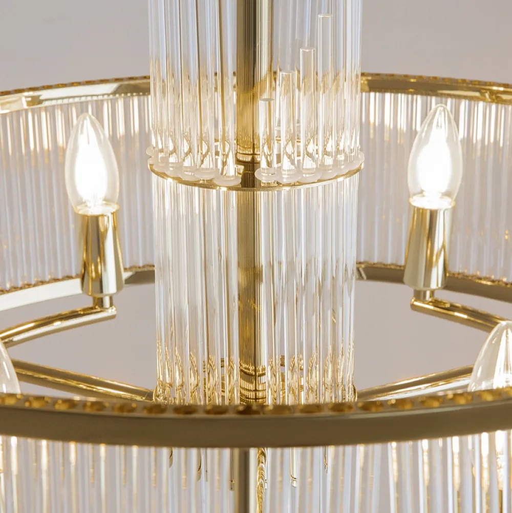 New Maytoni Frame Ø58 taklampa Guld