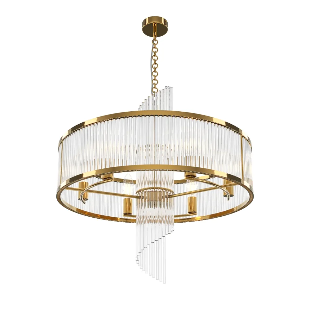 New Maytoni Frame Ø58 taklampa Guld