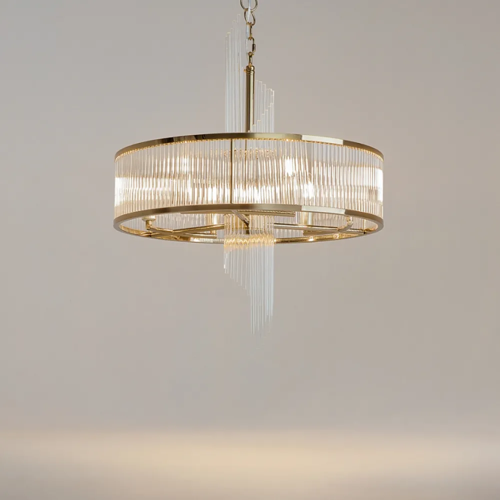 New Maytoni Frame Ø58 taklampa Guld