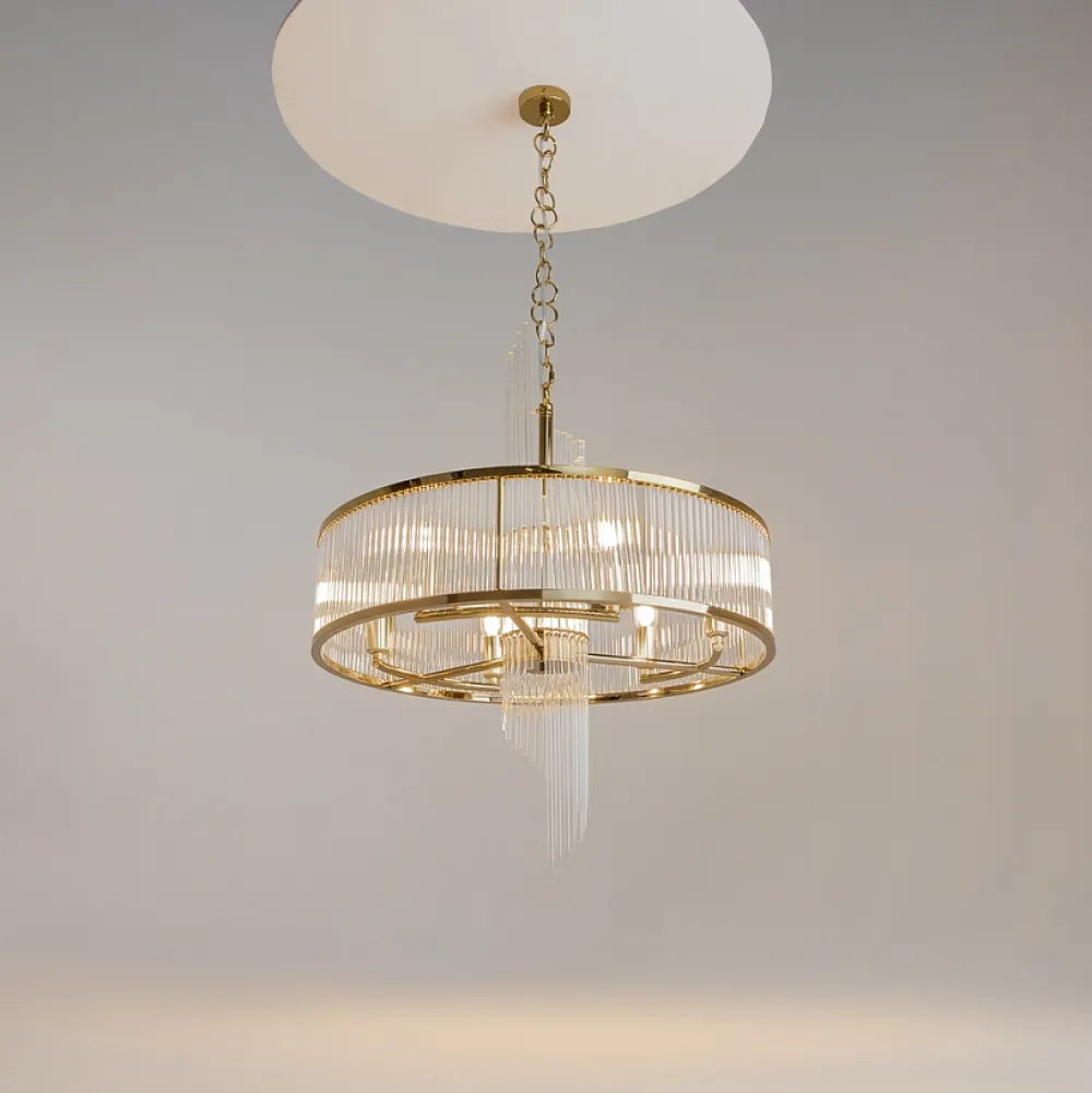New Maytoni Frame Ø58 taklampa Guld