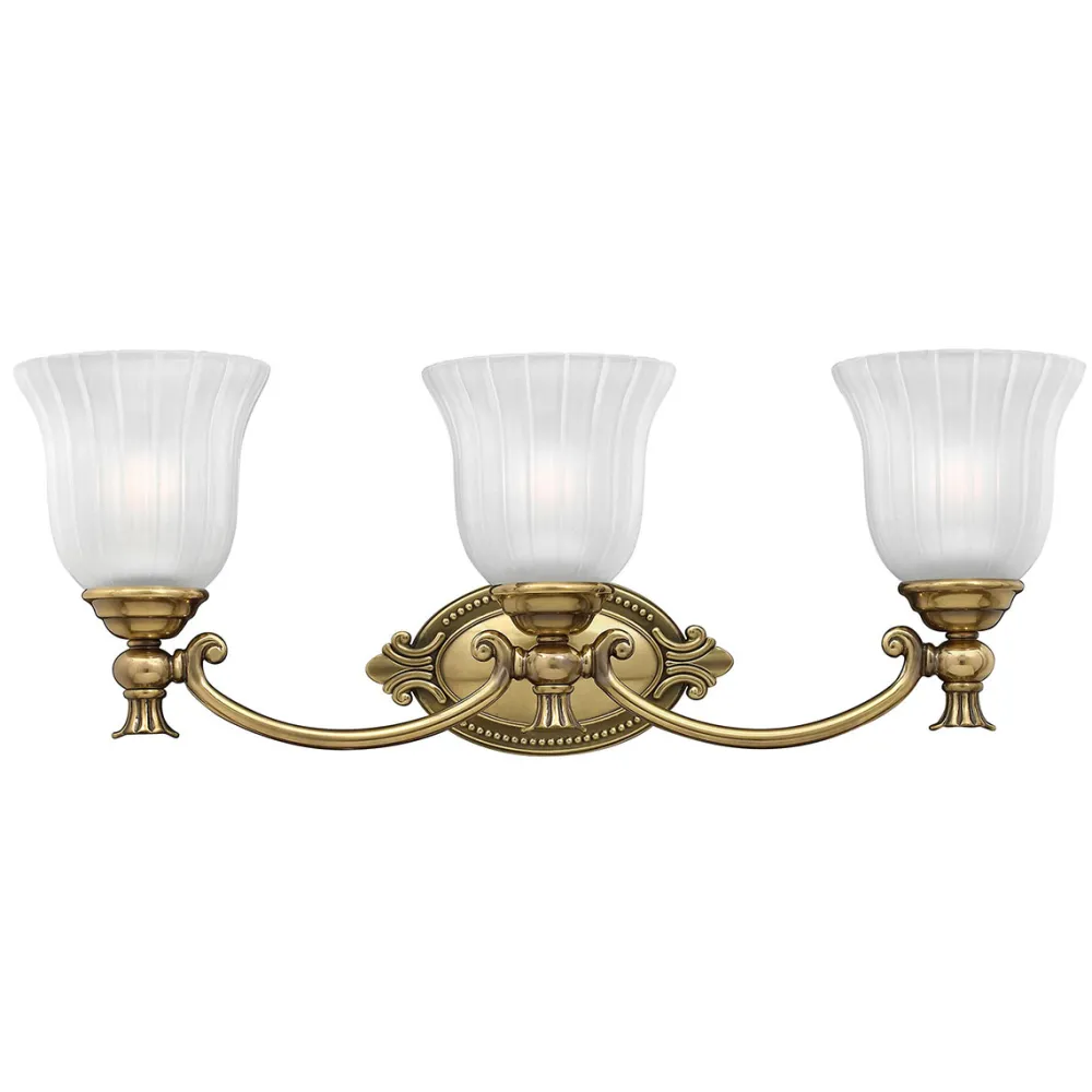 Outlet Elstead Lighting Francoise 64cm badrumslampa Mässing
