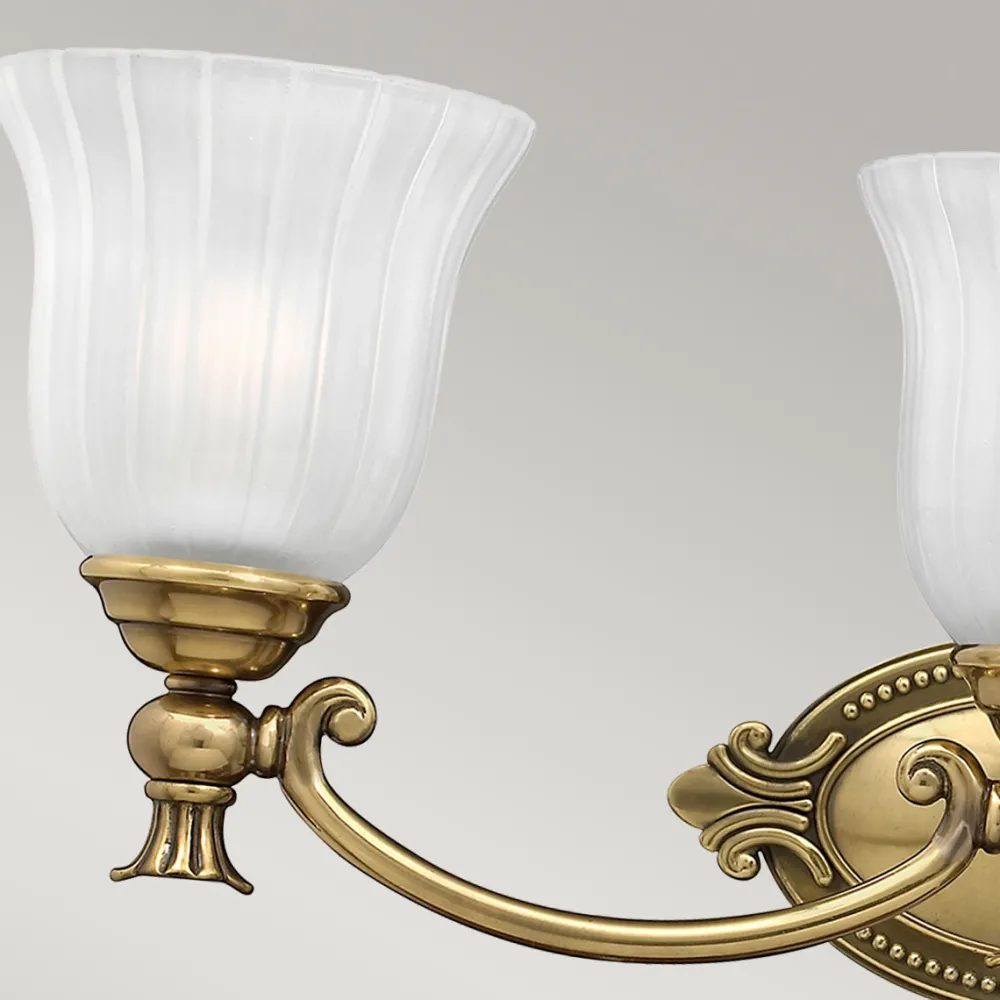 Outlet Elstead Lighting Francoise 64cm badrumslampa Mässing