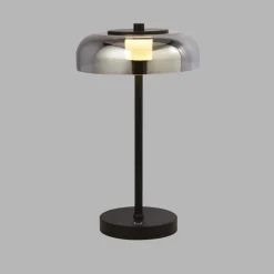 Outlet Searchlight Frisbee 40cm bordslampa Svart