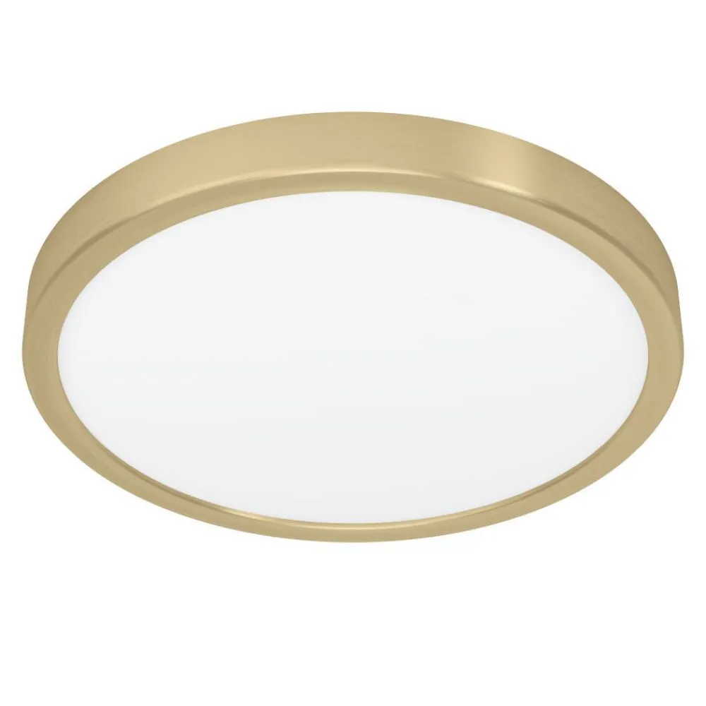 Best Eglo Fueva Ø28 plafond Borstad mässing