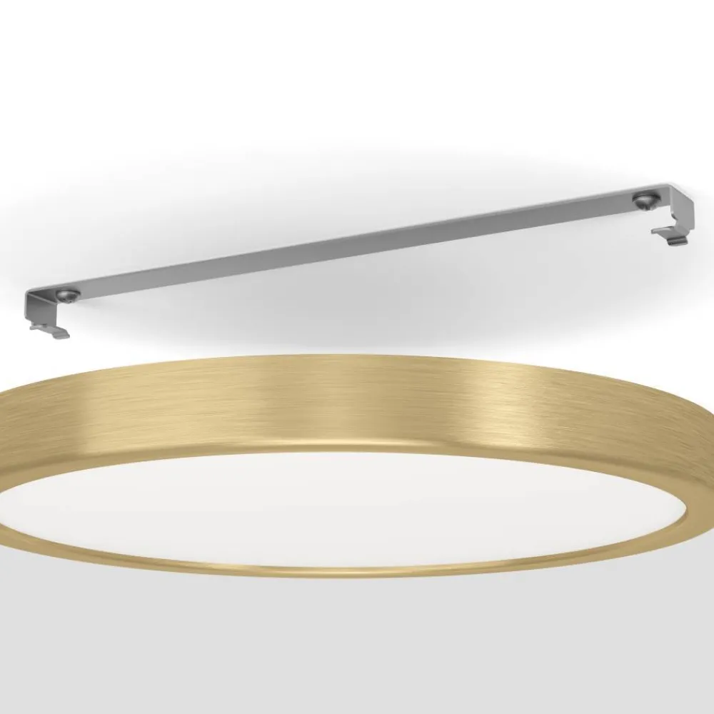 Best Eglo Fueva Ø28 plafond Borstad mässing