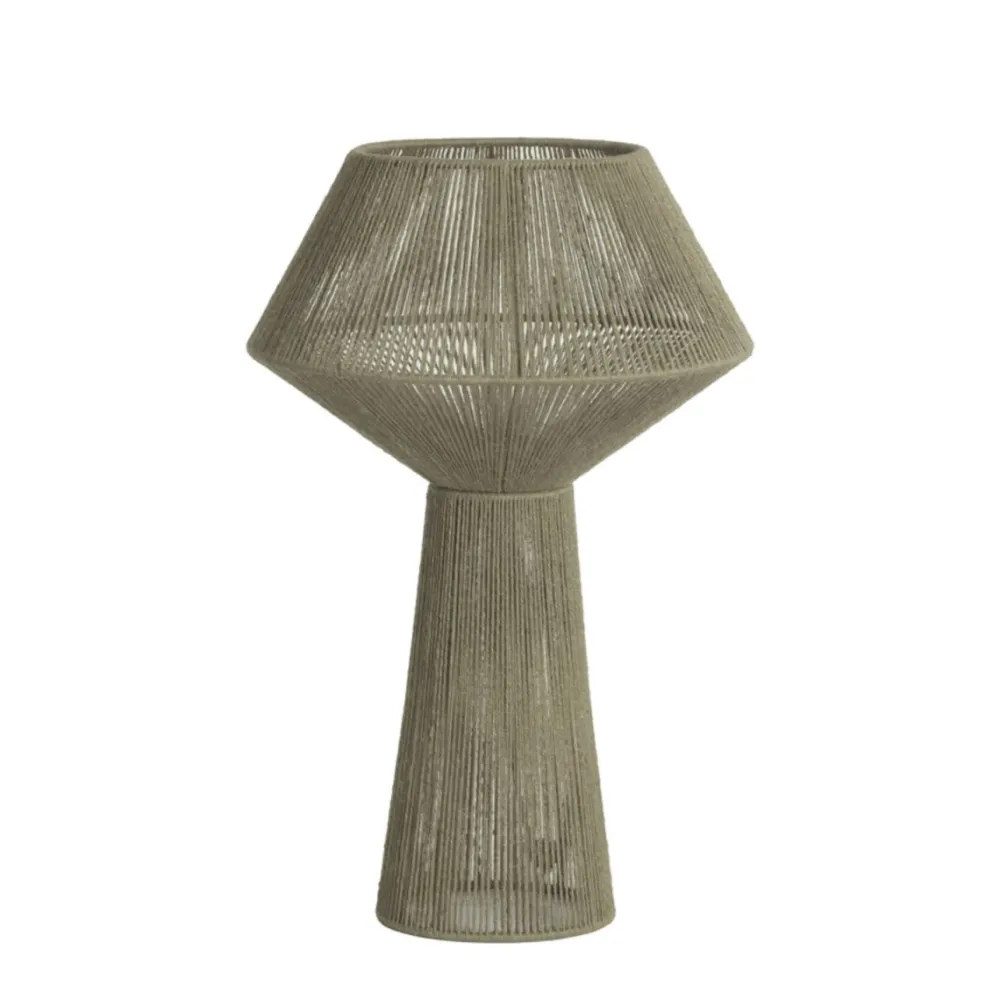 Online Light & Living Fugia 57cm bordslampa Grön