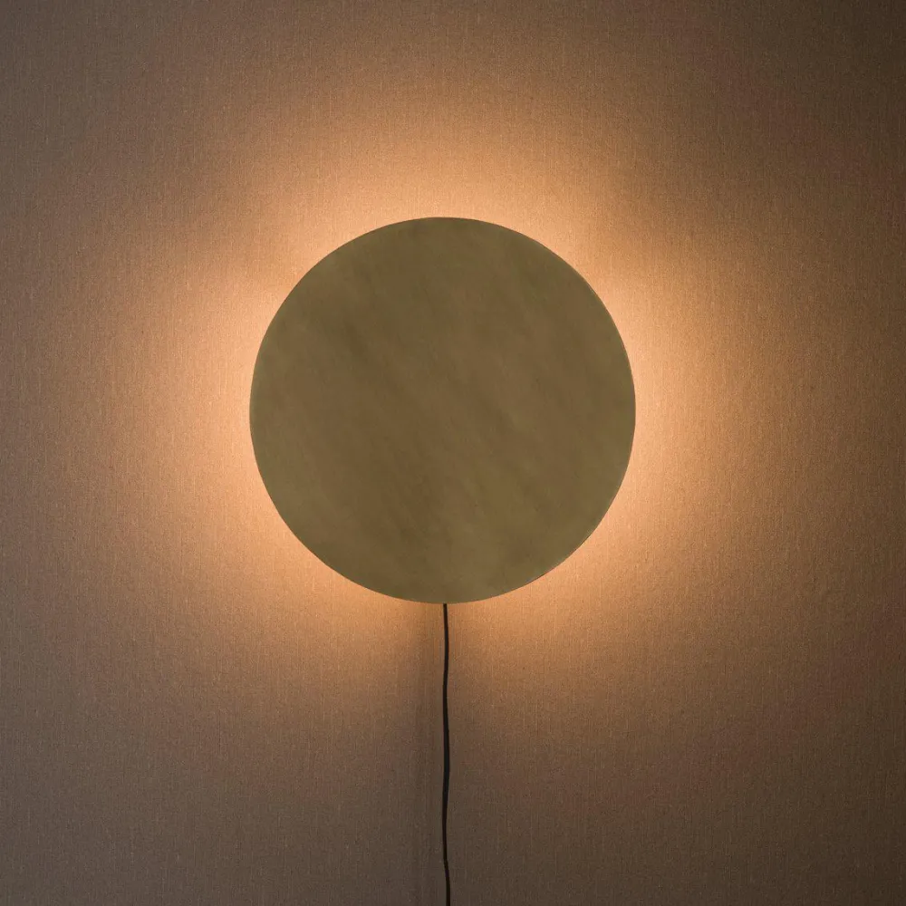 Hot PR Home Fullmoon Ø25 vägglampa Guld