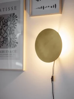 Hot PR Home Fullmoon Ø25 vägglampa Guld