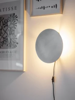 PR Home Fullmoon Ø35 vägglampa Silver