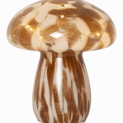 Online Star Trading Funghi 17cm bordslampa Brun