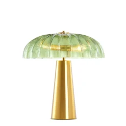 Light & Living Fungo 50cm bordslampa Guld