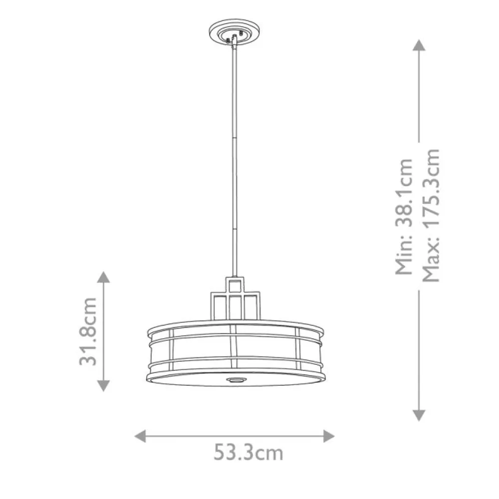 Hot Elstead Lighting Fusion Ø53 taklampa