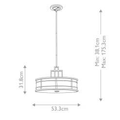 Sale Elstead Lighting Fusion Ø53 taklampa
