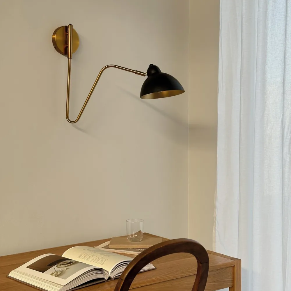 Sale Dyberg Larsen Futura 52cm vägglampa Mässing