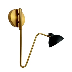 Sale Dyberg Larsen Futura 52cm vägglampa Mässing