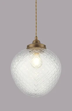 Clearance Aneta Lighting Gatsby Ø25 taklampa Antikmässing